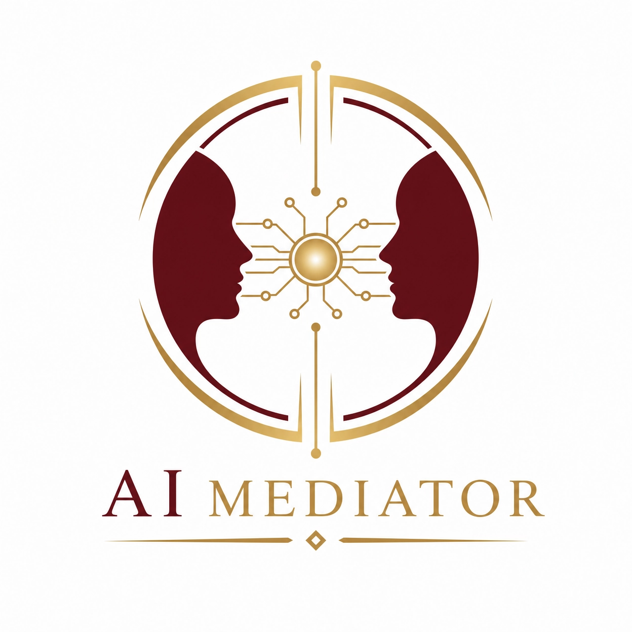 Logo AI Mediator - mediazione neutrale con intelligenza artificiale